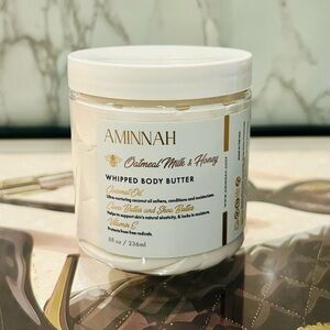 Aminnah Oatmeal Milk & Honey Whipped Body Butter